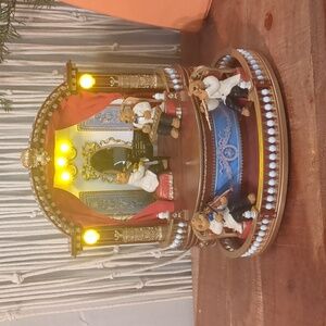 Mr Christmas Gold Label Collection Musical Bear Chairs Interactive Orchestra